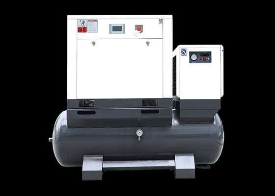 7.5kw Integrated Screw Air Compressor With 300l Tank Laser Cutting